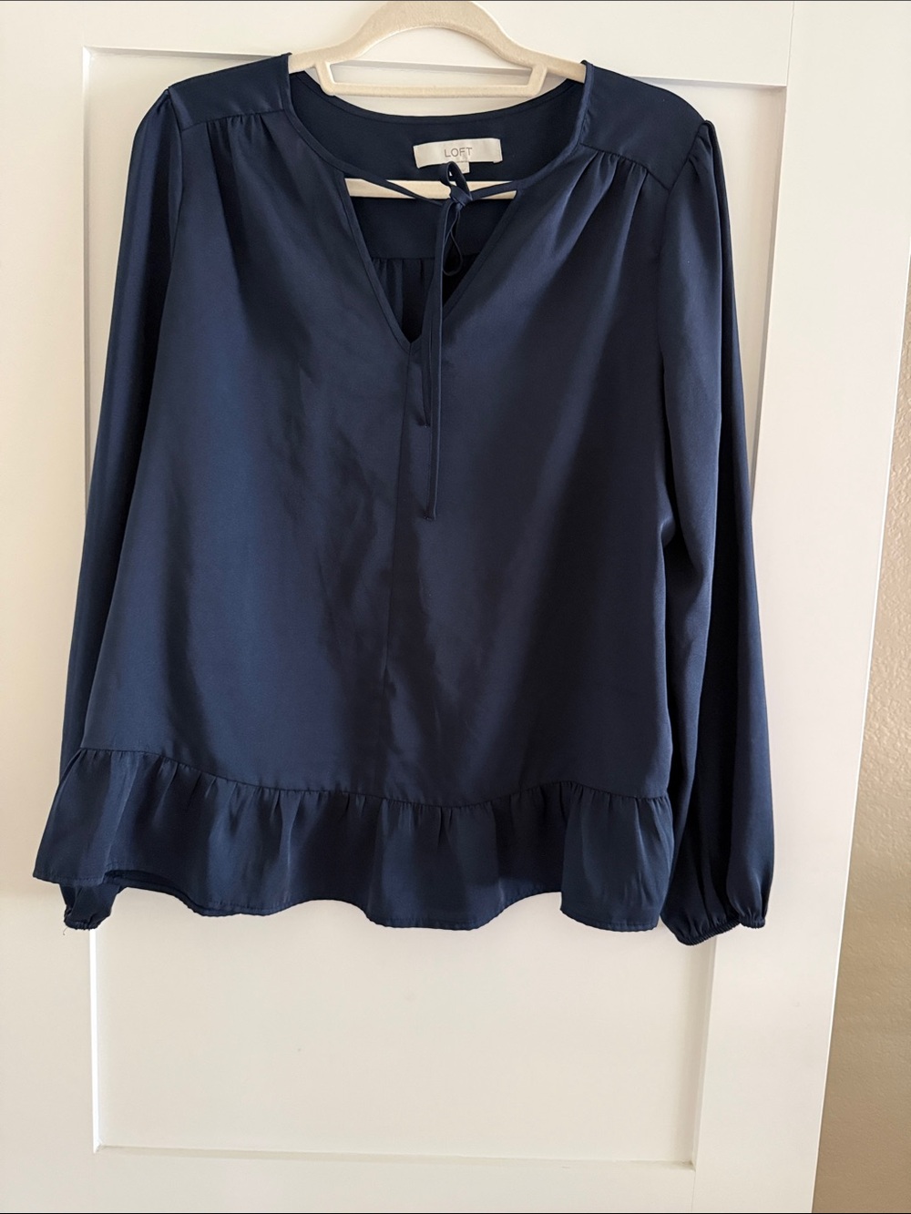 Navy blue blouse